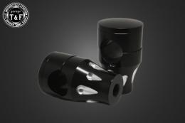 シャドウ400　ステルスハンドルポスト2インチ(ブラック)