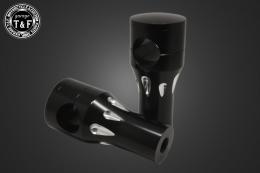 イントルーダー400クラシック　ステルスハンドルポスト3インチ(ブラック)