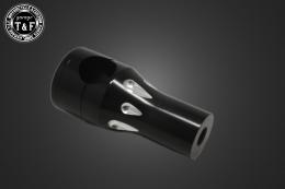 イントルーダー400クラシック　ステルスハンドルポスト3インチ(ブラック)