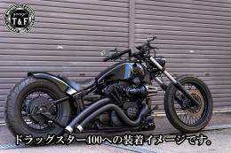 極太Zバーハンドル　4インチ(ブラック)25.4mm