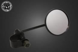 3インチラウンドミラー(ハンドルクランプ式)ブラック