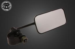 スクエアサイドミラー(ハンドルクランプ式)ブラック