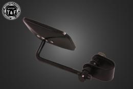 スクエアサイドミラー(ハンドルクランプ式)ブラック