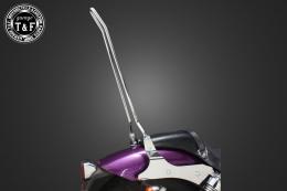 スラッシャー400　純正フェンダー専用シーシーバーロング(メッキ)