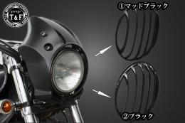マグナ250　コンバットビキニカウル(マッドブラック)&バードゲージカバーSET