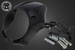 マグナ250　コンバットビキニカウル(マッドブラック)&バードゲージカバーSET