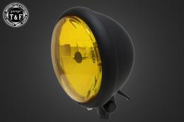 5.75インチベーツライト(オールマットブラック)イエローレンズ仕様+各種ステーSET