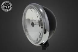 5.75インチベーツライト(メッキリム/ブラックボディ)クリアーレンズ仕様+各種ステーSET