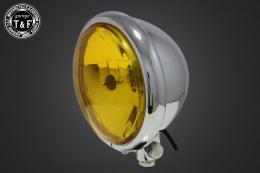 5.75インチベーツライト(オールメッキ)イエローレンズ仕様+各種ステーSET