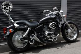 マグナ250　極太φ38シーシーバーショート(メッキ)純正フェンダー専用