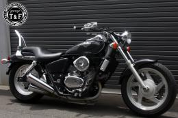 マグナ250　極太φ38シーシーバーショート(メッキ)純正フェンダー専用