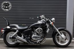 マグナ250　極太φ38シーシーバーショート(ブラック)純正フェンダー専用