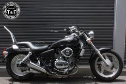 マグナ250　極太φ38シーシーバーミディアム(メッキ)純正フェンダー専用