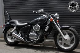 マグナ250　極太φ38シーシーバーミディアム(ブラック)純正フェンダー専用