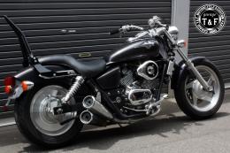 マグナ250　極太φ38シーシーバーミディアム(ブラック)純正フェンダー専用