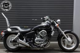 マグナ250　極太φ38シーシーバーロング(メッキ)純正フェンダー専用