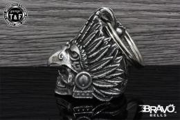 Bravo Bells(ブラボーベル) Aztec Eagle Warrior Skull Bell(アステカ戦士スカルベル) BB-153