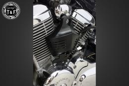 スティード400　ホーンカバーKIT(ブラック)