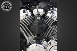 スティード400　ホーンカバーKIT(ブラック)