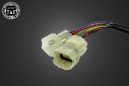 ドラッグスター400　機械式ミニスピードメーター(ホワイト)インジケーター内蔵(VH01J/後期)専用カプラー付き