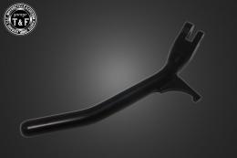 シャドウ400　ショートサイドスタンド(01年から08年モデル専用)ブラック