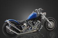 ドラッグスター1100　アップステンレストランペットマフラー(ステンレス)