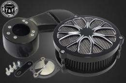 スティード400　ラグジュアリーエアクリーナーKITフラワー(コントラスト)