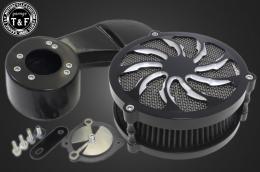 スティード400　ラグジュアリーエアクリーナーKITタイフーン(コントラスト)