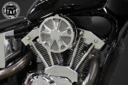 スティード400　ラグジュアリーエアクリーナーKITスター(メッキ)