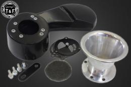 スティード400　ファンネルエアクリーナーKIT(ポリッシュ)