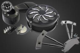 スティード400　ラグジュアリータイフーン(コントラスト)&プッシュロッドカバーSET