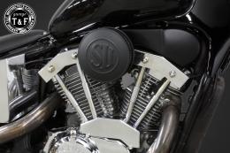 スティード400　SU(マッドブラック)&プッシュロッドカバーSET