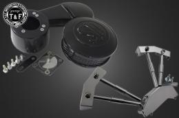 スティード400　SU(ブラック)&プッシュロッドカバーSET