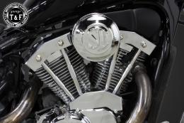 スティード400　SU(メッキ)&プッシュロッドカバーSET