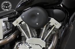 スティード400　ティアドロップ(ブラック)&プッシュロッドカバーSET