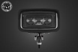 ビンテージスクエアヘッドライト(ブラック)LED仕様+各種ステーSET