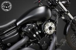 ドラッグスター250　ラグジュアリーエアクリーナーKITスター(コントラスト)