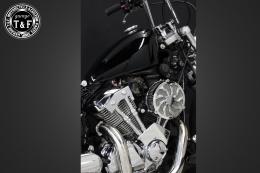 ドラッグスター250　ラグジュアリーエアクリーナーKITタイフーン(メッキ)