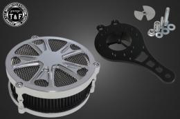 ドラッグスター250　ラグジュアリーエアクリーナーKITスター(メッキ)