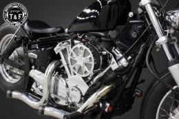 ドラッグスター250　ラグジュアリーエアクリーナーKITスター(メッキ)