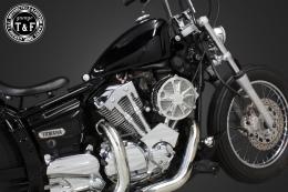 ドラッグスター250　ラグジュアリーエアクリーナーKITスター(メッキ)