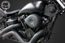 ドラッグスター250　ティアドロップエアクリーナーKIT(ブラック)