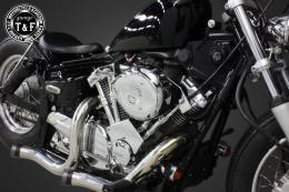 ドラッグスター250　ティアドロップエアクリーナーKIT(メッキ)