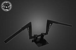 極太バットマンハンドル　8インチ(ブラック)22.2mm