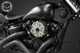 ドラッグスター250　ラグジュアリースター(メッキ)&プッシュロッドカバー(コントラスト)SET