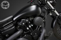 ドラッグスター250　SU(マットブラック)&プッシュロッドカバー(コントラスト)SET