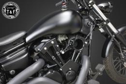 ドラッグスター250　ファンネル(ブラック)&プッシュロッドカバー(ブラック)SET