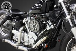 ドラッグスター250　ラグジュアリーフラワー(コントラスト)&プッシュロッドカバー(メッキ)SET