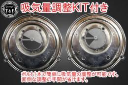 ドラッグスター250　ラグジュアリーエアクリーナーKITフラワー(メッキ)