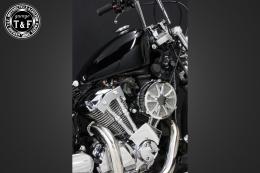 ドラッグスター250　ラグジュアリースター(メッキ)&プッシュロッドカバー(メッキ)SET